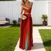 Women's And Elegant Vacation 2026 New Travel Fashion Sexy Gradient Color Casual Dress_ecoleips.com