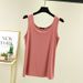 Modal Cotton Plus-size Double U-neck Camisole Tank Top For Women, 2021 Spring/summer New Style_ecoleips.com