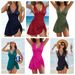 Deep V-Cut Lace-Up Monokini Swimsuit – Sexy Hollow-Out One-Piece With Tummy Control & Adjustable Straps | Quick-Dry Polyester For Beach & Pool_ecoleips.com