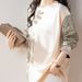 New Chinese-style Age-reducing Color-blocked Jacquard Long-sleeve Sweatshirt, Plus-size Women's Autumn Top With_ecoleips.com