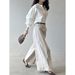 Yanshuang Pure Cotton Round Neck Shirt For Women, Autumn New Chic Mature Commuter Long Sleeve Top 82583_ecoleips.com