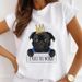European And American Cross-border Foreign Trade Wholesale Fashion Urban Girl Round-neck Plus-size Short-sleeve T-shirt_ecoleips.com