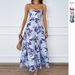 2026 European And American Cross-Border Summer Floral Print Backless Strap Sexy High-Waisted A-Line Dress For_ecoleips.com