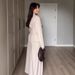 Women's Clothing Summer New Style Suit Cardigan Jacket Button Down Round Neck Top Base Layer Long Skirt_ecoleips.com