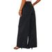 Women's Clothing Fashion Temperament New Button Sleeveless Vest Wide Leg Jeans Denim Suit_ecoleips.com