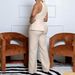 K Women's Suit Collar Sexy Fashion Chain Casual Wide Leg Jumpsuit_ecoleips.com