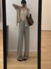 Plus Size Modal Wide Leg Pants Women Summer Thin High Waist Draped Loose Straight Casual Anti Mosquito Trousers_ecoleips.com
