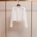 Women's French Elegant Lace Suit Set - Diamond Top & Long Skirt (Autumn New, Small Fragrance Style)_ecoleips.com
