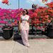 Women's Clothing Spring Fashion Pleated Round Neck Two Piece Set With Printed Wide Leg Pants And Flutter Sleeve Casual_ecoleips.com