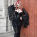 JY23017 Women's Dark Sexy Lace Trim Bell Sleeve Cover up Top European American Style Mesh Jacket Street Fashion_ecoleips.com