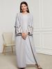 Verve 2025 New Muslim Clothing Fashion Elegant Cardigan Embroidered Dress Robe_ecoleips.com