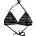 Summer New Women's Halter Neck Swimsuit Striped Print Cross Rhinestone Sexy Fashion 2026_ecoleips.com