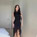 2025 Sleeveless Waist Slimming Backless Dress for Women Fashionable Pure Alluring Design for Foreign Trade Europe And America_ecoleips.com