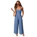 2026 Independent Site Wish European And American Women's Fashion Popular Solid Color Casual Overalls Vintage_ecoleips.com