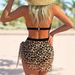 European And American Plus-size Sexy Latin Leopard Print Bikini Two-piece Swimsuit Women, Halter Neck, Backless, V-neck_ecoleips.com