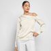 Women's Clothing Women's Pleated Satin Shirt Top Asymmetrical Off-Shoulder Long Sleeved Spring/Summer Asymmetrical Long Sleeved Shirt_ecoleips.com