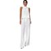 Women's Sleeveless Top And Wide-Leg Pants Set - Casual Two-Piece Outfit In Soft Breathable Fabric Breathable Summer Fabric_ecoleips.com