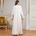 Elegant Sequined Embroidered Long Robe Women's Luxurious Fashionable Ethnic Style Casual Dress Long Sleeved_ecoleips.com