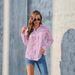 Women's Oversized Casual Chiffon Blouse In Matching Colors, Available In Bulk_ecoleips.com