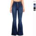 European and American foreign trade cross border supply 2024 spring and summer new high waist elastic flared jeans for women_ecoleips.com
