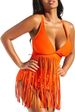 Verve New Women's Two-Piece Swimsuit Solid Color Plus Size Tassel Sexy Bikini Swimwear_ecoleips.com