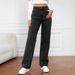 's Best-selling High-waisted Women's Jeans In Europe And America, Light-washed, Loose-fitting, Wide-leg,_ecoleips.com