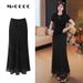 K Polka Dot Fishtail Skirt Women's Skirt New Mid To Long Style Retro Hong Kong Style Bag Hip High Waist Long Skirt_ecoleips.com