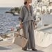 Women's Trendy Casual 2-Piece Lounge Outfit Hoodie And Wide-Leg Pants Set Solid Colors S-5XL_ecoleips.com