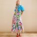 Women's Linen Cardigan Dress Printed Shirt Collar Personalized Clothing_ecoleips.com