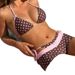 New 2026 Women's 3 Piece Polka Dot Swimsuit Set Sexy Bikini with Triangle Bag Multiple Colors Available_ecoleips.com