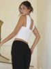 Chic White Sexy Strapless Crop Tops 2023 Elegant Summer Slim Tanks Tube Top Cropped Solid_ecoleips.com