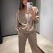 Autumn And Winter Casual Sports Outfit: Cardigan Top For Women_ecoleips.com