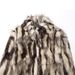 Women's Faux Fur Coat With Animal Print - Stylish Stand Collar Jacket For Casual Chic (Leopard/Cheetah Pattern)_ecoleips.com