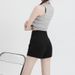 2025s Missing Bottoms Girl Base Shorts Women Summer Petite Black Outer Wear High Waist Tight Korean Style Anti-Exposure Hot_ecoleips.com