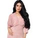 Modest Abaya Dress Elegant Knit Jacquard Bodycon Dress – Stylish Fringe Hem Slim Fit Dress For Women, Perfect For Parties & Night Out_ecoleips.com