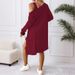 Voya Popular Women's Casual Two-piece Set With Buttons, Black Adjustable Long Sleeves, Off The Shoulder, Autumn Home Cardigan, And Socialite Style_ecoleips.com