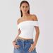 Women's Summer Strapless T-Shirt With Off-Shoulder Design, Featuring A Sexy And Alluring Style For Women_ecoleips.com