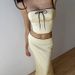 Spring New Women's Clothing Slim Fit Cropped Camisole High Waist Skirt Set European American Style Solid Color 2024_ecoleips.com