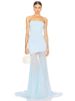Mozision Off-shoulder Strapless Sexy Maxi Dress Women Gown Fashion Elegant Mesh Sleeveless Backless Bodycon Club Party Dresses_ecoleips.com