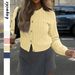 Diyun European And American Casual Style Solid Color Long Sleeve T-Shirt Sweater Women Knitted Women's Clothing 2025_ecoleips.com