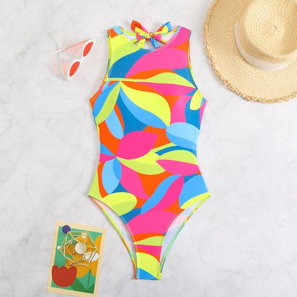 Women’s Clothing new one piece swimsuit digital printing sexy tight backless bikini cross border swimsuit_ecoleips.com