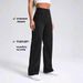 Women's Wide Leg Jeans Trendy High Waist Stretch Denim Pants For Work & Casual (Sizes 25-32, Black Wash)_ecoleips.com