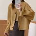 girl Round Neck Short 2025 Autumn Winter New Korean Style Oversized Long Wool Small Double-Sided Cashmere Coat Women's Warm_ecoleips.com
