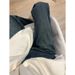 145 Winter Fleece-Lined Straight-Leg Jeans With Pear-Shaped Body, High-Waisted Slimming Narrow Wide-Leg Pants For Petite_ecoleips.com