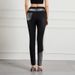 Women's Clothing Slim High Waist High Elastic Stitching Trousers Large Size Women's Trousers Contrast Color_ecoleips.com