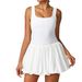 Fake Two-piece Tennis Suit Golf Dress Women's Outdoor Leisure Fitness Dance One-piece Quick-drying Suit_ecoleips.com