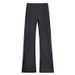 Women's Clothing Women's High-Waisted Slimming Zipper Ribbed Flared Pants With Slits Casual Long Trousers For Outerwear_ecoleips.com