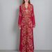 Modest Abaya Dress Luxury Embroidered Maxi Dress With Crystal Beading – Elegant V-Neck A-Line Gown For Women, Modest Long Sleeve Evening Dress_ecoleips.com