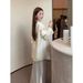ng2510292 Unique Beautiful Casual Blazer, Loose-fitting Jacket, Elegant And Stylish Design, White Half-skirt For Women, 2026 New_ecoleips.com