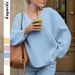 Diyun European And American Casual Simple Solid Color Long Sleeve Shirt Woolen Women's Clothing 2025 Autumn_ecoleips.com